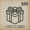 $50 Gift Card - XMAS Special!