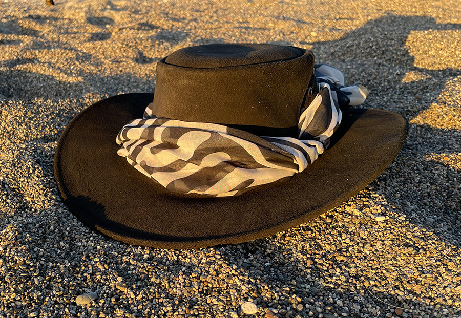 Outback Trading Rawhide Leather Hat