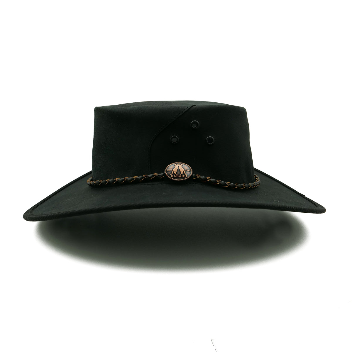 The Roo Leather Hat - Kakadu Traders Australia