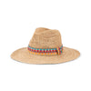 Capri Crochet Raffia Wide Brim Hat