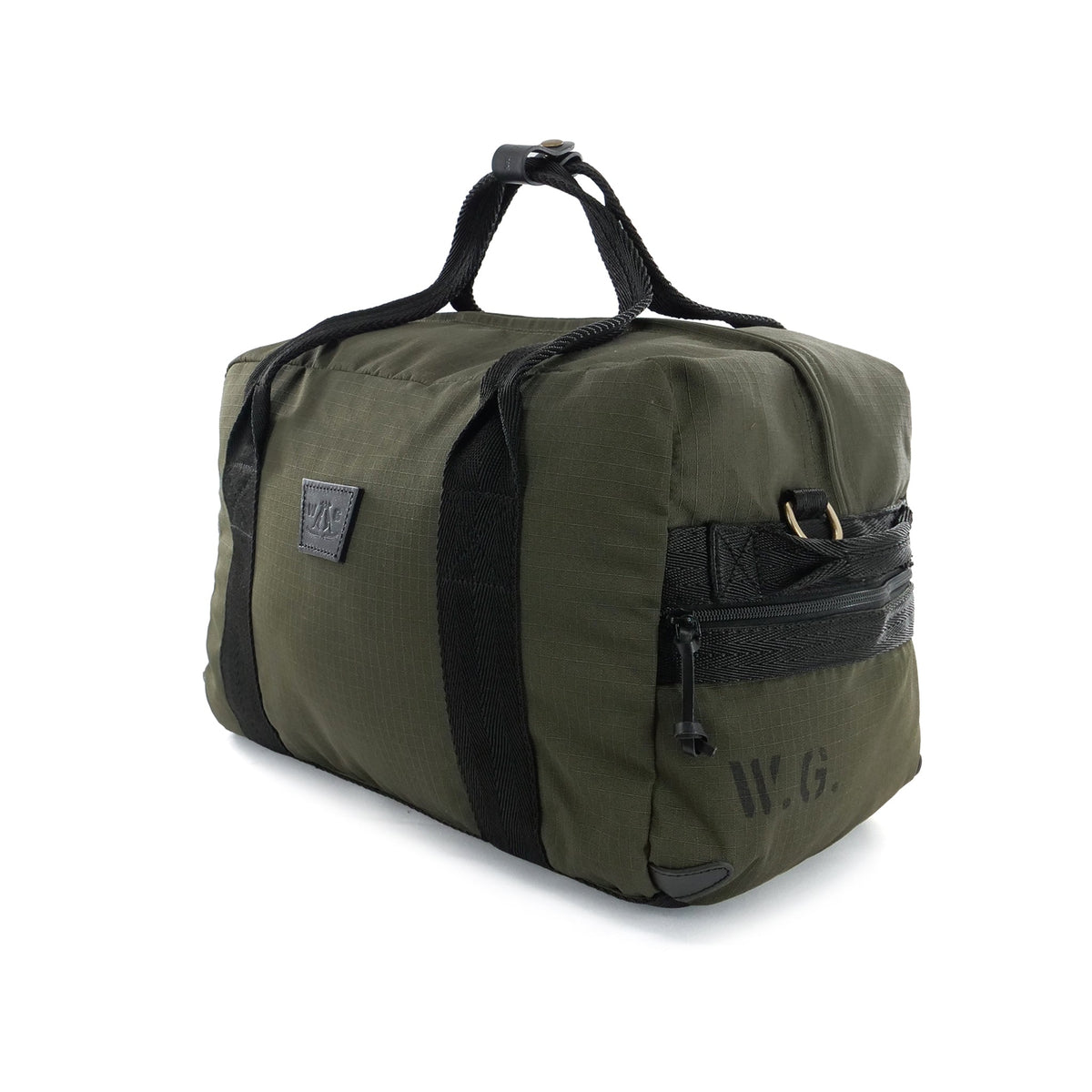 Block Duffle Bag - Medium - Olive  - Kakadu Traders Australia