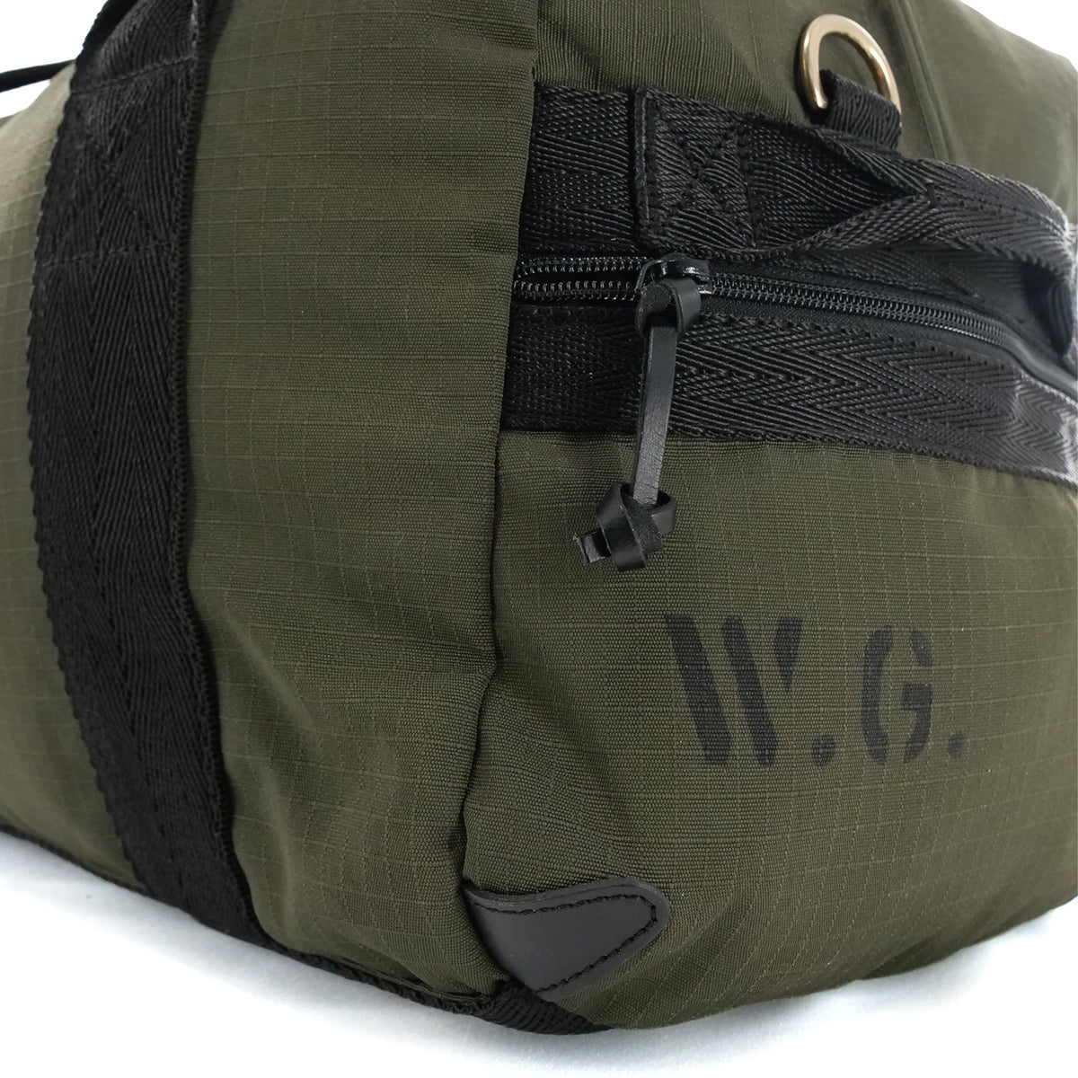 Block Duffle Bag - Medium - Olive  - Kakadu Traders Australia