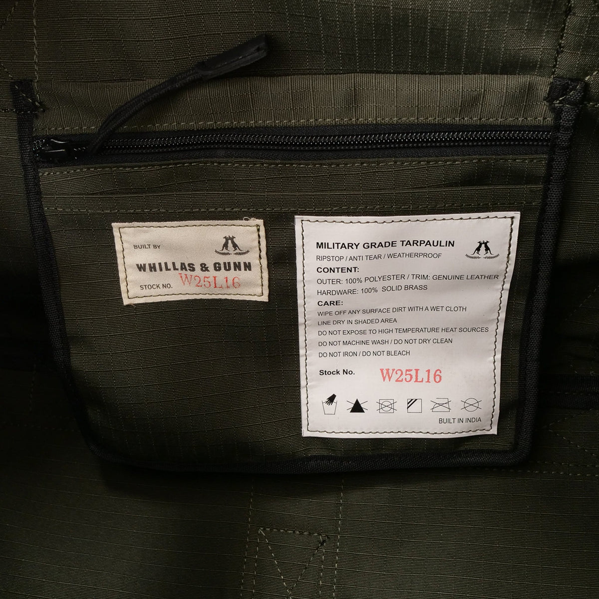 Block Duffle Bag - Medium - Olive  - Kakadu Traders Australia