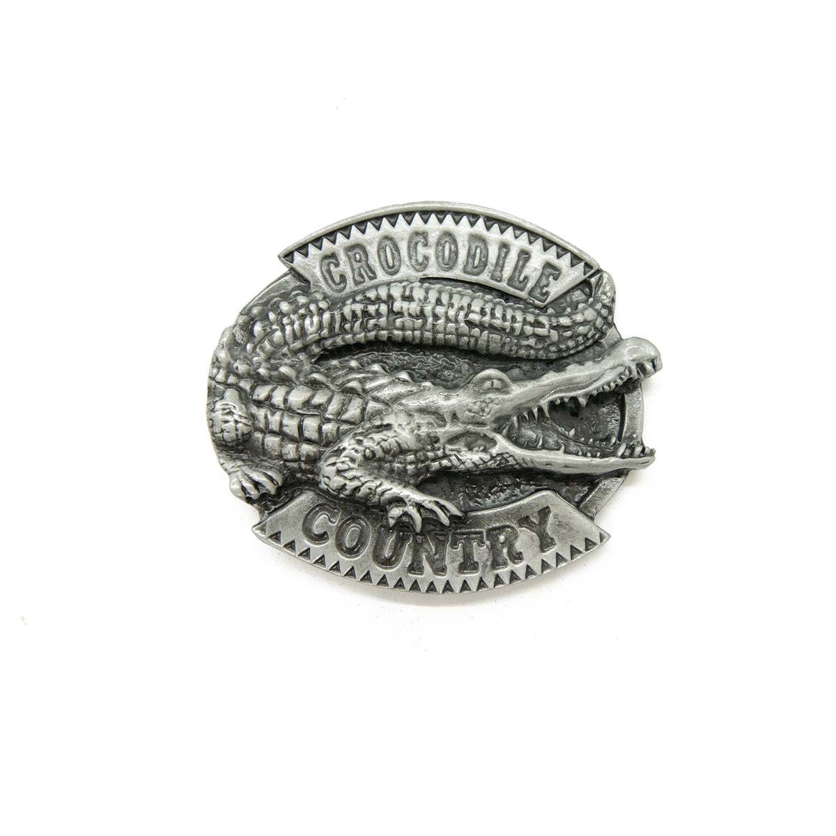 Crocodile Belt Buckle - Kakadu Traders Australia