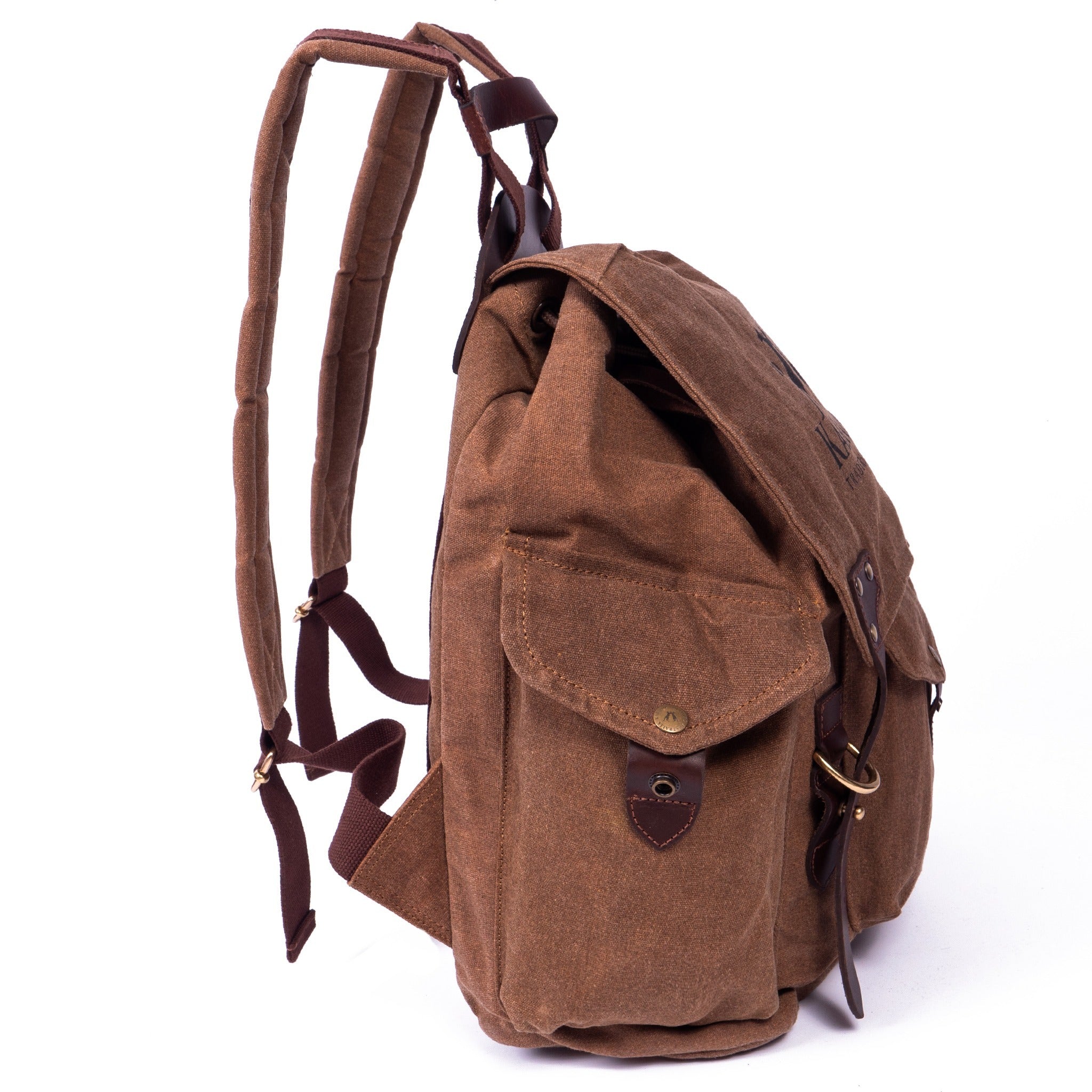 canvas and leather backpack kakadu Outback Rucksack