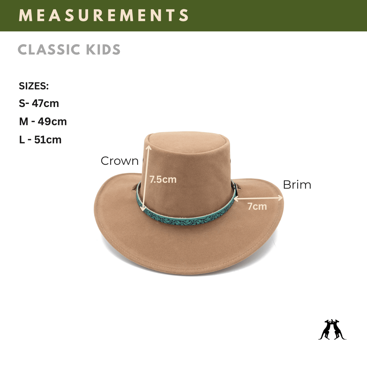 Kids Joey Soaka Hat with Tucson Band - Kakadu Traders Australia