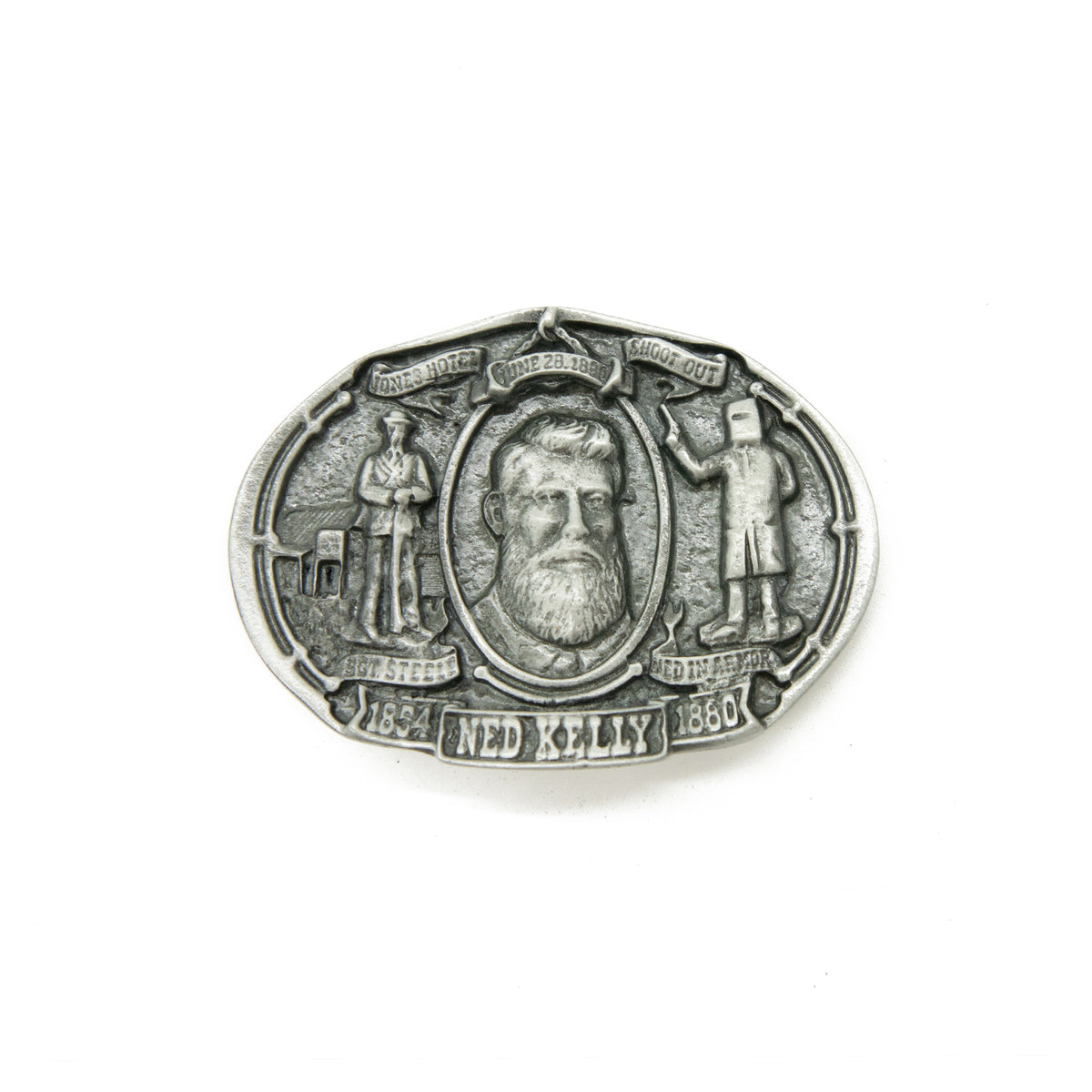 Ned Kelly Belt Buckle - Kakadu Traders Australia