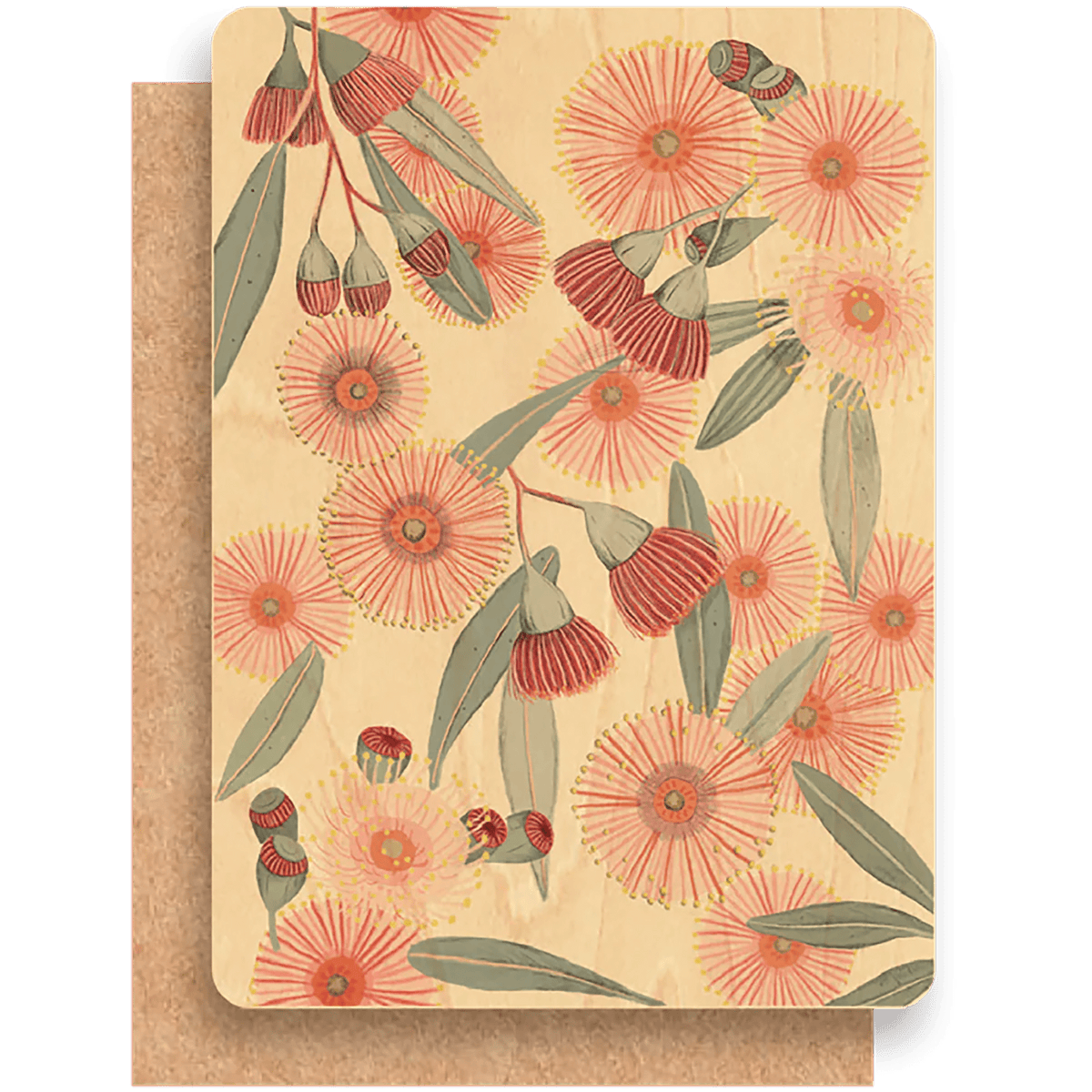 Premium Maple Wood Flat Greeting Card - Kakadu Traders Australia