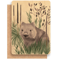 Premium Maple Wood Flat Greeting Card - Kakadu Traders Australia