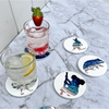 Ocean Epoxy Coasters - Set (x4)