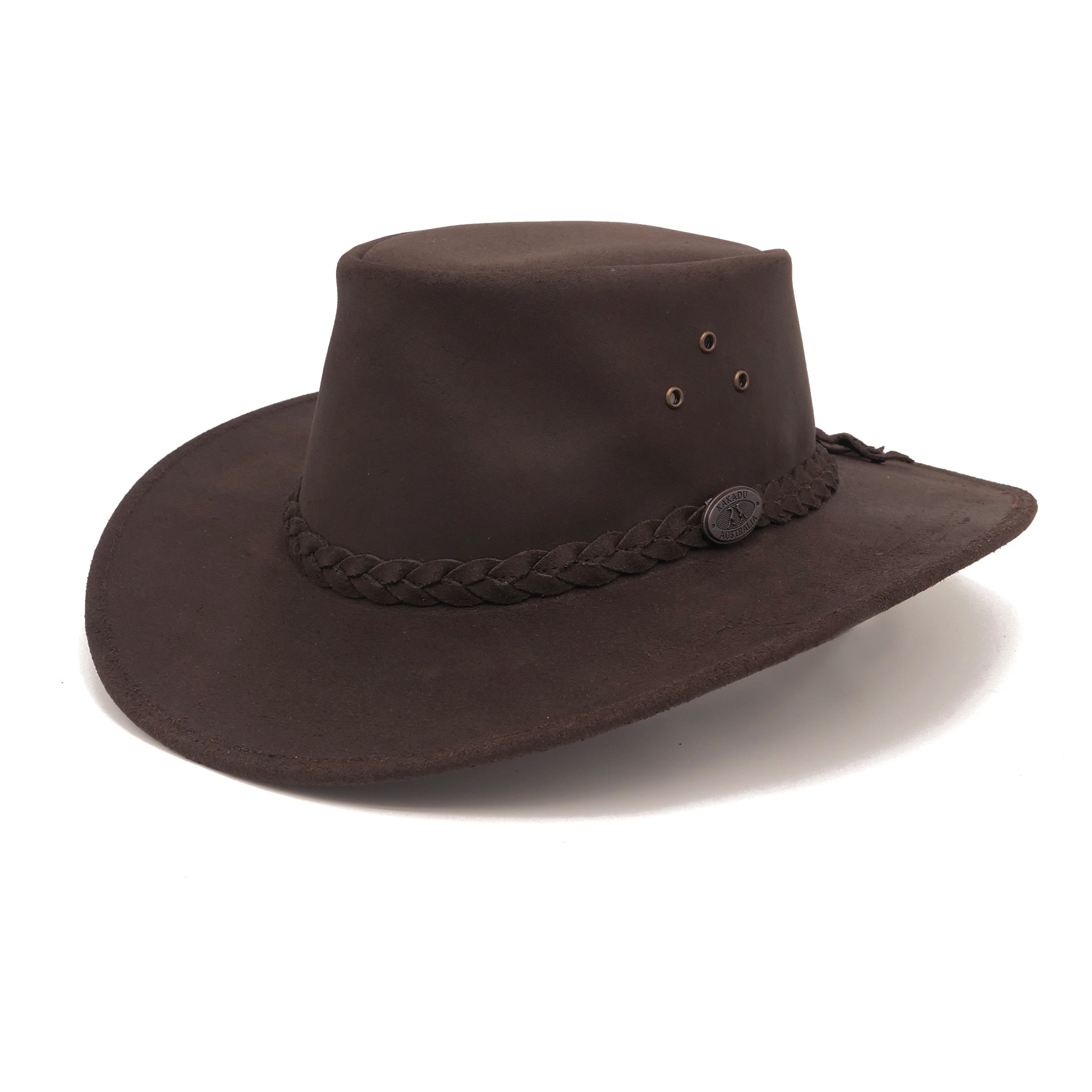 Busselton Leather Hat Kakadu Traders Australia - Main Image