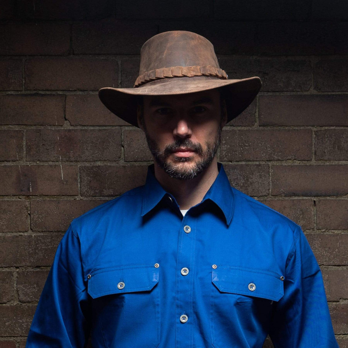 Bruce Shapeable Leather Hat - Kakadu Traders Australia