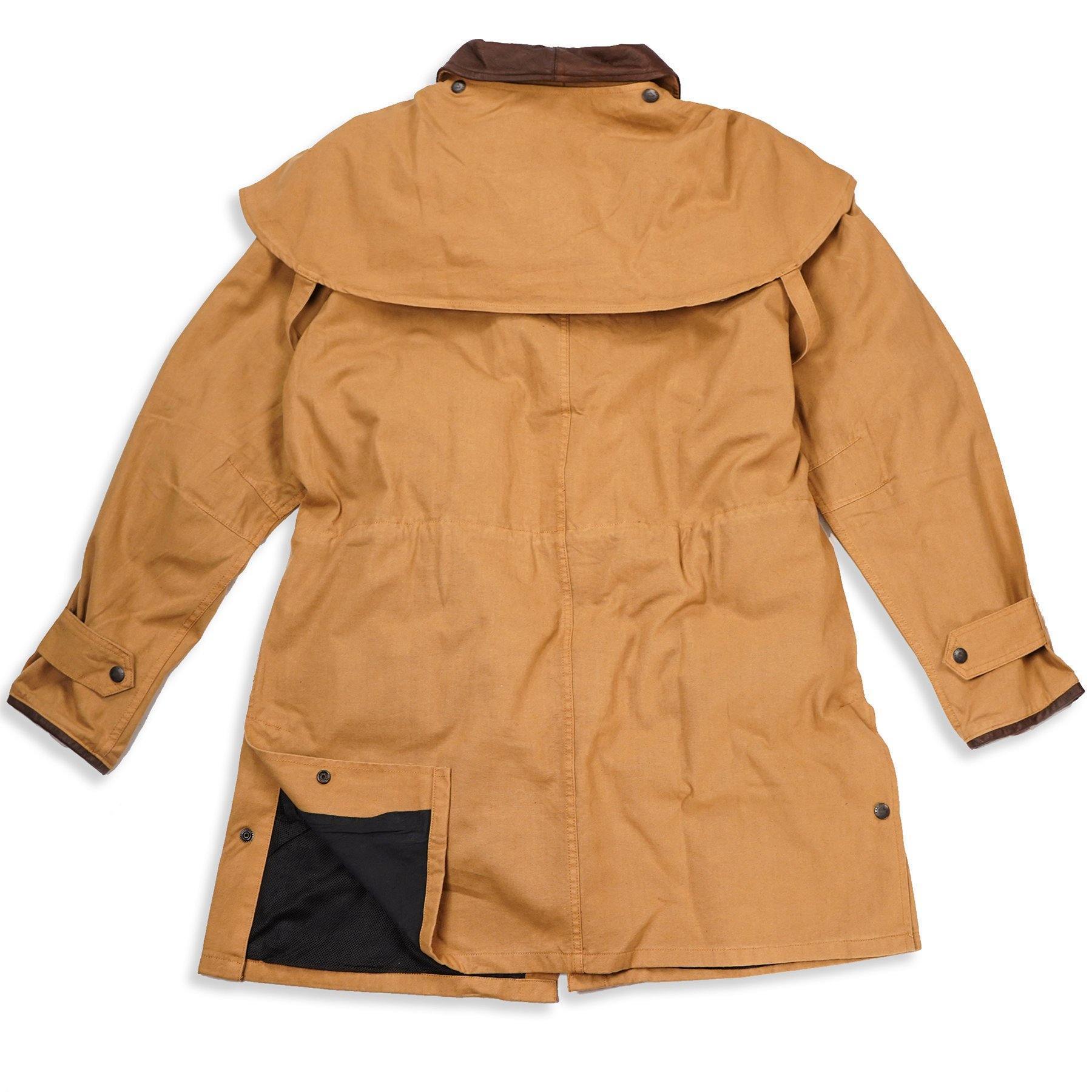 Kakadu Traders Australia Manteau de pluie pour homme - Manteau en cire - Cape d'épaule amovible Kakadu Traders Australia Manteau de pluie pour homme - Manteau en cire - Cape d'épaule amovible